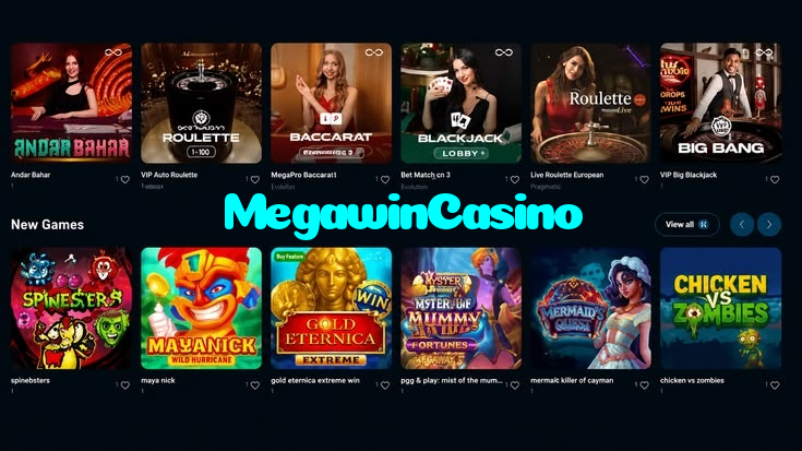 MegawinCasino خوش آمدید بونس +600% پیشکش موبائل ایپ کے پروموشن سیکشن میں دکھائی دیتی ہے۔